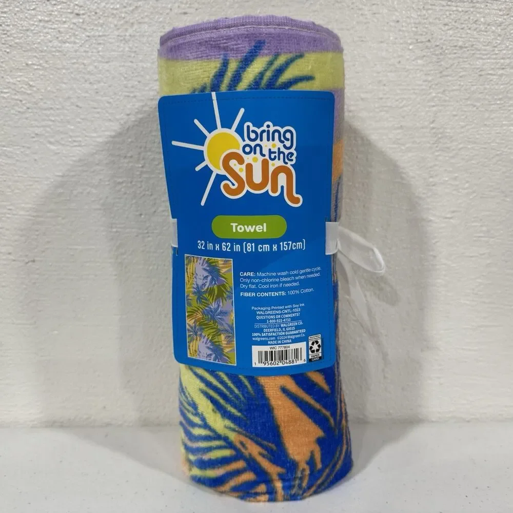 Bring on the Sun Beach Towel 32x62